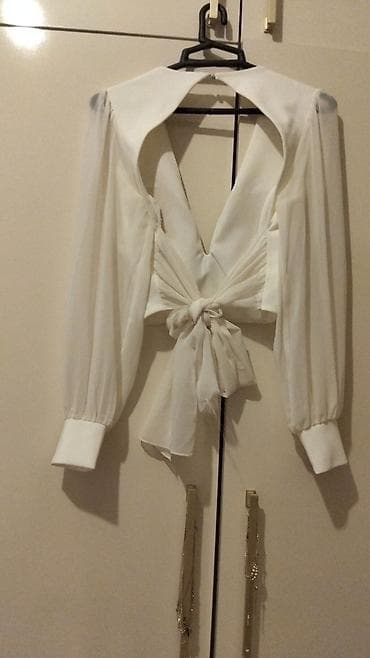 la parretto white: Terranova brendi qadın köynəyi/bluzu - Rəng: ağ - Ölçü: S (etiketdə — 2
