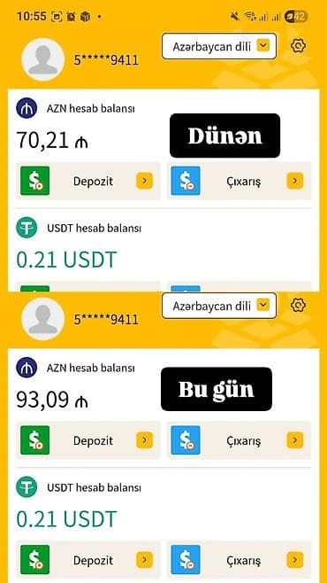 qocalara baxmaq: Xidmət: 15 saniyəlik videolara baxaraq əlavə gəlir qazanma platforması — 2