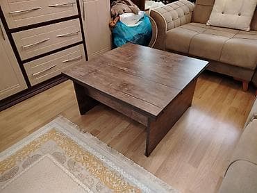 acilib yigilan stollar: Qonaq masası, İşlənmiş, Transformer, Laminat, Kvadrat masa — 4