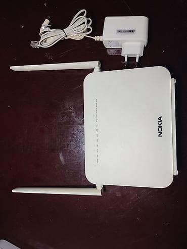 wifi modem: Nokia G-1425G-B GPON Wi‑Fi router Xüsusiyyətlər: - GPON/FTTH optik — 1