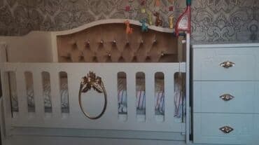 Digər uşaq mebeli: Oğlan və qız üçün, İşlənmiş, Beşik, Komod — 3