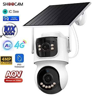 4G Günəş panelli 2 linz kamera TQ9-AV4-4GS Хранение данных вариантов