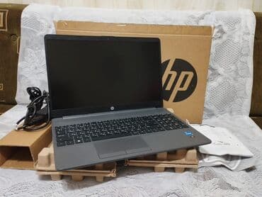 HP noutbuk – orijinal qutusu, adapteri və sənədləri ilə — 9