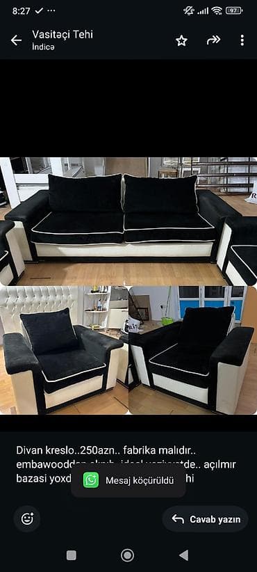 divan fabrika: Divan, 2 kreslo — 1