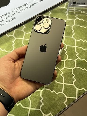 ТВ и видео: IPhone 15 Pro Max, 256 ГБ, Графит, Face ID — 1