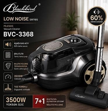 Blackbird LOW NOISE seriyası tozsoran – modellər BVC-3368 və BVC-3373 lalafo.az -da Blackbird LOW NOISE seriyası tozsoran – modellər BVC-3368 və BVC-3373