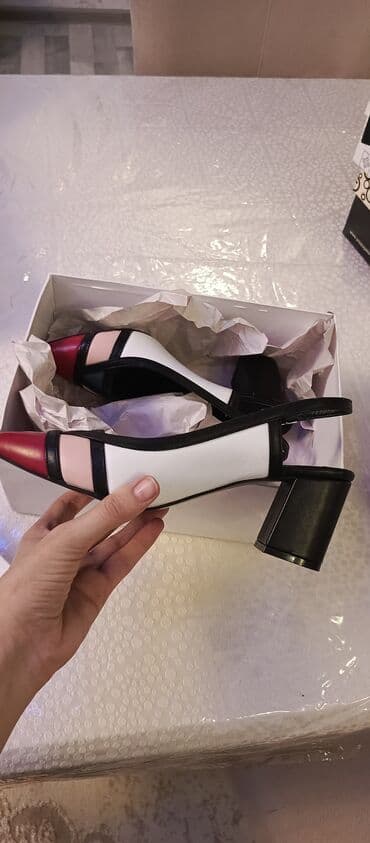 босоножки на тракторной подошве с каблуком: Tuflilər, Ölçü: 40, İşlənmiş — 3