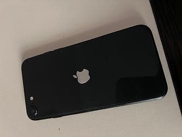 lityum batarya: IPhone SE 2020, 128 GB, Qara, Simsiz şarj — 1