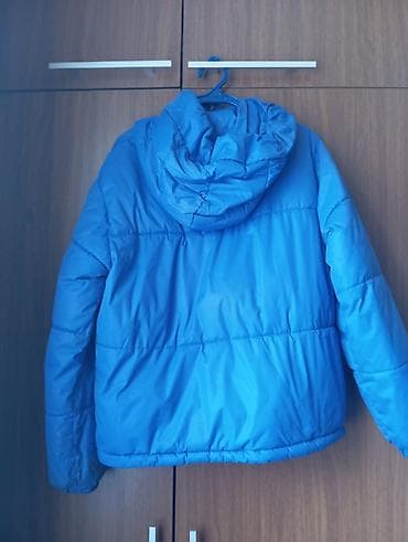 balonka kurtka: Razmer M,seliqelidir - Rəng: Parlaq mavi - Model: Kapüşonlu, qısa — 2