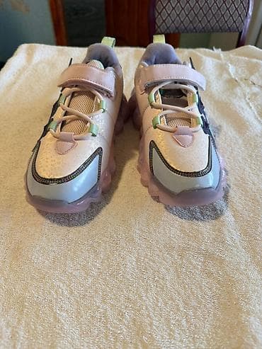 uwaq ayaqqabilari: Rəng - Çəhrayı Krossovkalar, Ölçü: 36, Qız üçün — 3