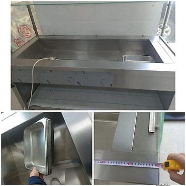 Benmarin vitrin (isti saxlayan hamam tipli bufet vitrini) - Ölçü