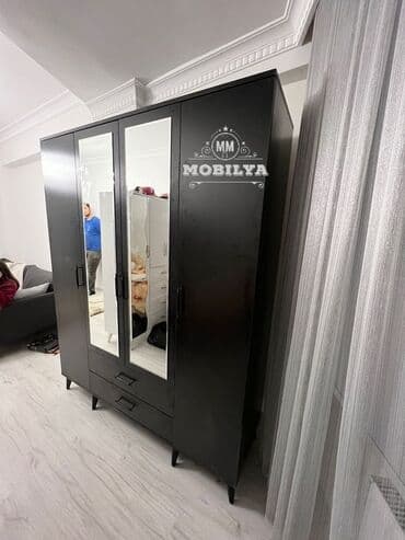işlənmiş şfoner: Yeni, Açılan, 4 qapılı Düz dolab, Qarderob, paltar dolabı, Azərbaycan — 3