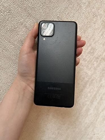 panel kamera: Samsung Galaxy A12, rəng - Qara, Qırıq — 1