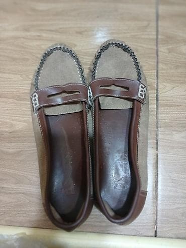 женские кожаные тапочки: Qadın mokasinləri - Model: Loafer/mokasin tipli gündəlik ayaqqabı - — 3
