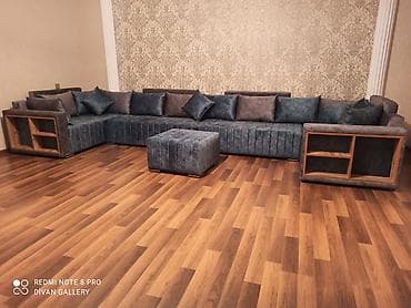 mebel fabriki: Künc divan, Qonaq otağı üçün, Parça, Bazasız, Açılmayan — 3