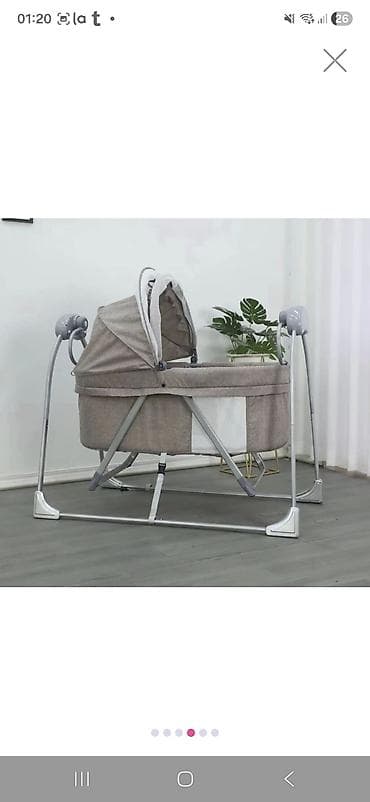 Avtomatik yellənmə funksiyası olan metal və plastik konstruksiyalı bej