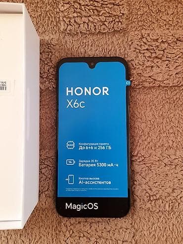 siemens mobil: Honor X6c, 256 GB, rəng - Qara, Sənədlərlə — 3