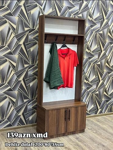 Dehliz dolabı – 200×80×35 sm - Material: ağac teksturalı laminat/LDSP lalafo.az -da Dehliz dolabı – 200×80×35 sm - Material: ağac teksturalı laminat/LDSP