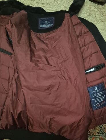 ferrucci saat qiymetleri: Enrico Rosetti kişi kurtkası - Rəng: qara (daxili astar tünd qırmızı) — 2