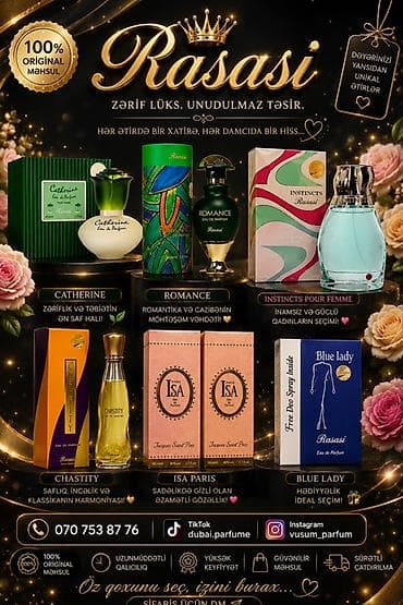 paradise parfum: Rasasi ətirləri – zərif lüks və unudulmaz təsir. Hər ətirdə bir — 1
