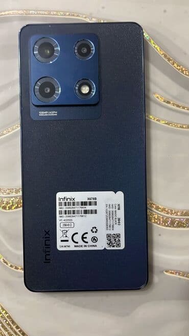 Infinix Note 30 Pro, 256 ГБ, цвет - Черный, Беспроводная зарядка