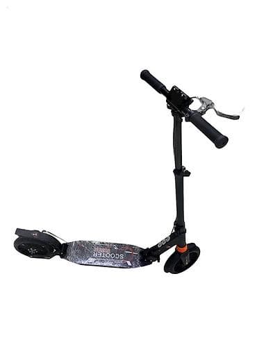 Samokat Urban Scooter 117-B1, diskli əngəl, maksimum yük 100 kq, qara — 1
