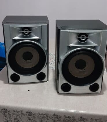 Mikrofonlar: "Sony" Musiqi mərkəzinin kolonkaları.Əla vəziyyətdədir — 1