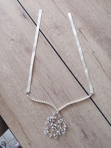 muncuq: Swarovski bəzəkli zərif boyunbağı aksessuarı - Brend: Swarovski — 2