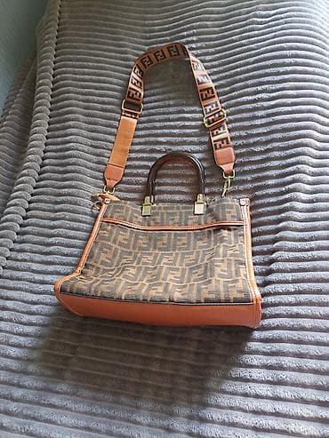 Skanerlər: Original FENDİ Brendının Gözəl keyfiyyətli rahat davamlı çanta, ideal — 7