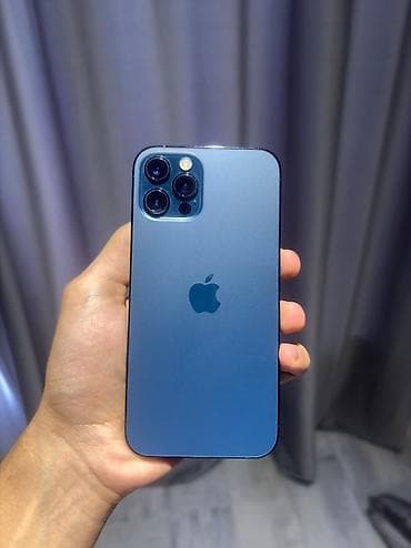 IPhone 12 Pro, 128 GB, Pacific Blue, Face ID, Simsiz şarj lalafo.az -da IPhone 12 Pro, 128 GB, Pacific Blue, Face ID, Simsiz şarj