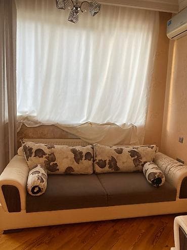 İkiqat oturacaqlı, yumşaq komfortlu divan - Material: parça üzlük