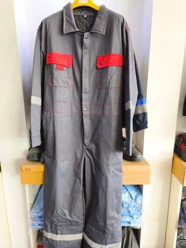 hicab geyimləri: Sənaye və texniki işlər üçün kombinezon - Rəng: tünd boz, ön hissədə — 1