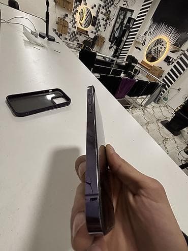 telefon duyməli: IPhone 14 Pro, 128 GB, Deep Purple, Face ID — 3