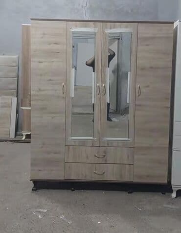 polkalı şkaf: Açılan, 3 qapılı Düz dolab, Şifonyer — 7