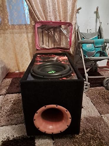 logitech g29 ikinci el: 1200 rms basovka macheta Labirent qutu Soundmax mono blok 2 ay — 1