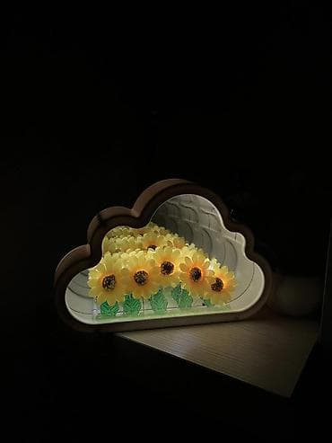 stolüstü işıq: Bulud formalı dekorativ LED masa lampası - Dizayn: Bulud silueti olan — 10