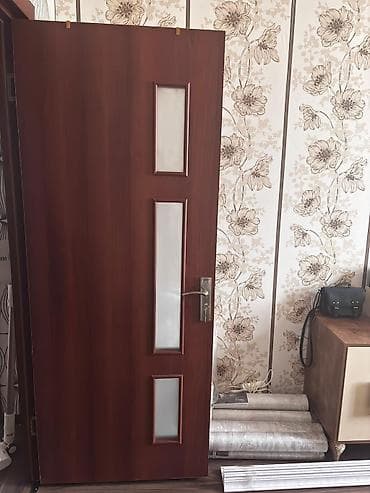 mdf material satisi: 4 QAPI SATILIR (3 ŞÜŞƏLİ VƏ 1 ŞÜŞƏSİZ) MDF/interyer qapıları - — 3