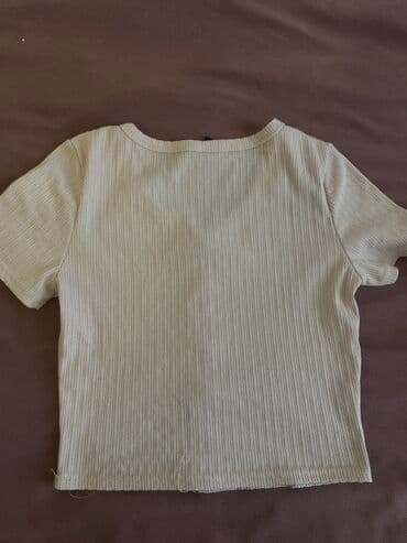 ağ qadın koftaları: 5 manata az geyinilmiş crop.Bej rəngdədi — 2