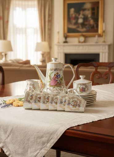 крем прикатен цена в москве: Чайный набор, цвет - Белый, Madonna, 6 персон, Польша — 1