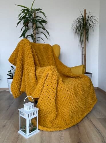 Süni güllər: Yeni Mikrofiber Pled, Pulsuz çatdırılma — 1