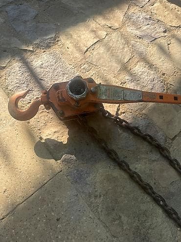 kabel yeri acan: Zəncirli lever tipli qaldırıcı (tirfor/lever hoist) - Mexaniki qolu — 1