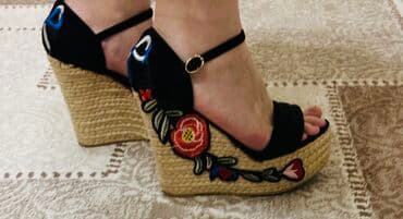 işlenmiş eşyalar: Sabo, Ölçü: 38, rəng - Qara, İşlənmiş — 3