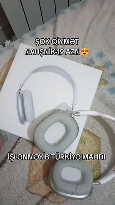 Audio: Şok qiymət: Nauşnik – 19 AZN Məhsul: Tel üzərinə taxılan — 1