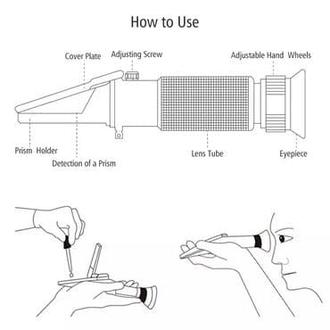 avtomat darvazalar: Refraktomer Model RZ-113 Optik şəkər ölçən cihaz. - Metal və zərbəyə — 4