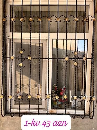 Крепежные изделия: Dəmir pəncərə barmaqlıqları – fərqli modellər - Material: qalın — 4