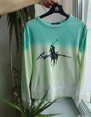 женские свитшоты с принтом: Мужская толстовка, Ralph Lauren, One size — 1