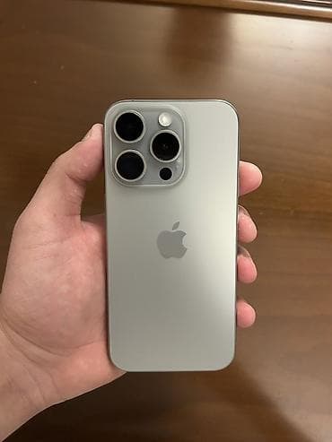 iphone 13 qiyməti: IPhone 15 Pro, 256 GB, Natural Titanium, Face ID — 3