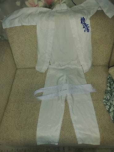 Kyokuşin karate üçün ağ gi dəsti - Tam dəst: jaket (kimono üstü) — 1