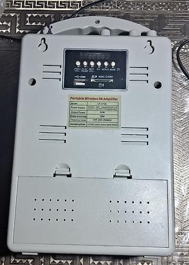 gücləndirici: Siltron LF-215A – portativ, şarj olunan simsiz səs gücləndirici və — 3