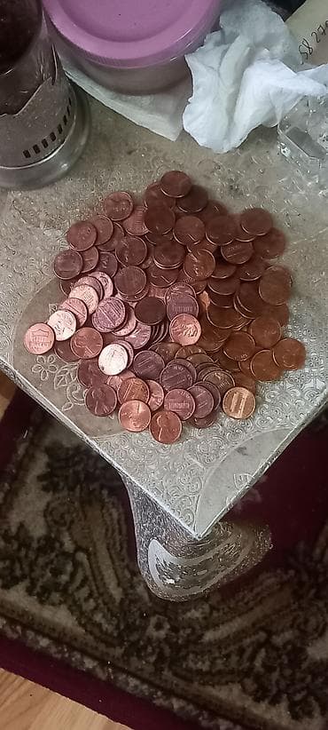 İncəsənət və kolleksiyalar: 150 ədəd ABŞ 1 senti - ABŞ-da, əmək haqqının yüksək olması və kard — 7